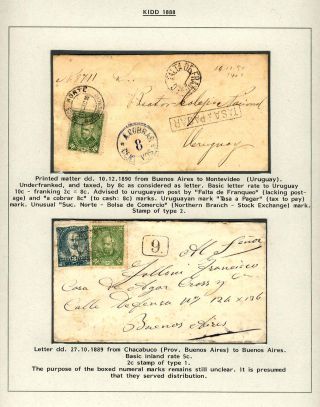 POSTKLASICKÁ VYDÁNÍ ARGENTINY 1867-1890 – list 122