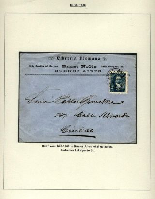 POSTKLASICKÁ VYDÁNÍ ARGENTINY 1867-1890 – list 124