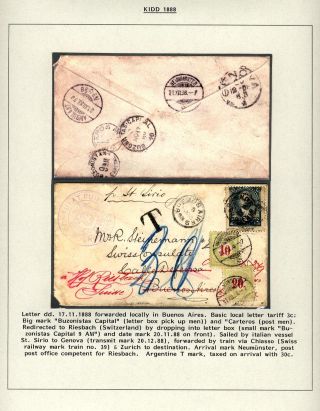 POSTKLASICKÁ VYDÁNÍ ARGENTINY 1867-1890 – list 125