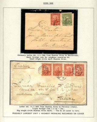 POSTKLASICKÁ VYDÁNÍ ARGENTINY 1867-1890 – list 127