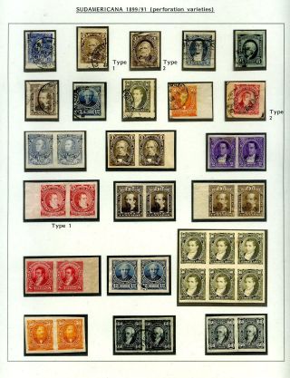 POSTKLASICKÁ VYDÁNÍ ARGENTINY 1867-1890 – list 142