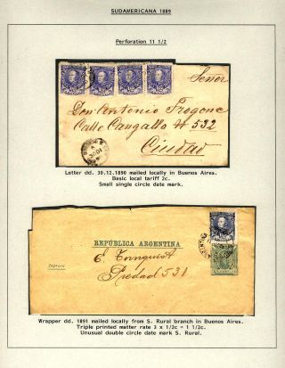 POSTKLASICKÁ VYDÁNÍ ARGENTINY 1867-1890 – list 154
