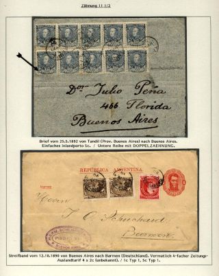 POSTKLASICKÁ VYDÁNÍ ARGENTINY 1867-1890 – list 158