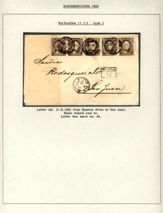 POSTKLASICKÁ VYDÁNÍ ARGENTINY 1867-1890 – list 160