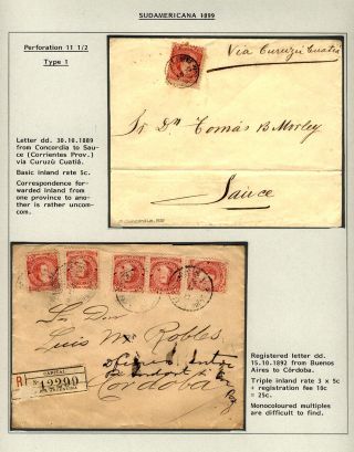 POSTKLASICKÁ VYDÁNÍ ARGENTINY 1867-1890 – list 165