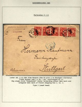 POSTKLASICKÁ VYDÁNÍ ARGENTINY 1867-1890 – list 166