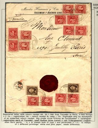 POSTKLASICKÁ VYDÁNÍ ARGENTINY 1867-1890 – list 168