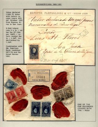 POSTKLASICKÁ VYDÁNÍ ARGENTINY 1867-1890 – list 179