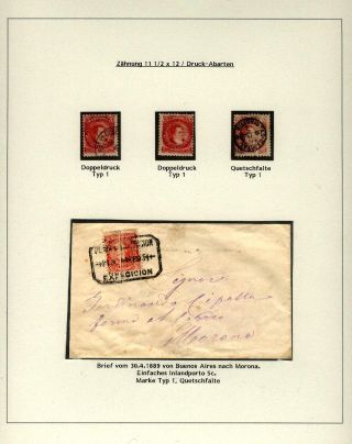 POSTKLASICKÁ VYDÁNÍ ARGENTINY 1867-1890 – list 184