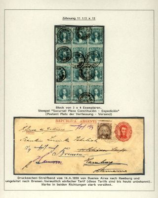 POSTKLASICKÁ VYDÁNÍ ARGENTINY 1867-1890 – list 185