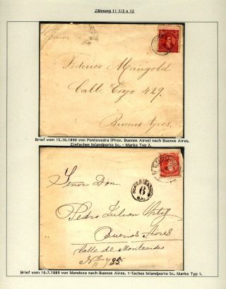 POSTKLASICKÁ VYDÁNÍ ARGENTINY 1867-1890 – list 190