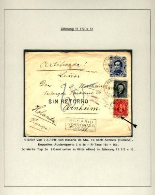 POSTKLASICKÁ VYDÁNÍ ARGENTINY 1867-1890 – list 191