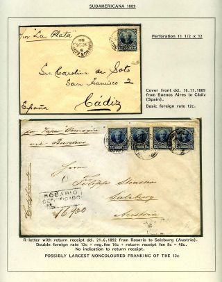 POSTKLASICKÁ VYDÁNÍ ARGENTINY 1867-1890 – list 193
