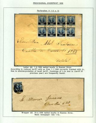 POSTKLASICKÁ VYDÁNÍ ARGENTINY 1867-1890 – list 198