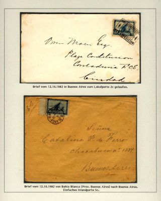 POSTKLASICKÁ VYDÁNÍ ARGENTINY 1867-1890 – list 206