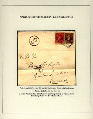 POSTKLASICKÁ VYDÁNÍ ARGENTINY 1867-1890 – list 244