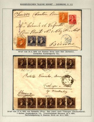 POSTKLASICKÁ VYDÁNÍ ARGENTINY 1867-1890 – list 255