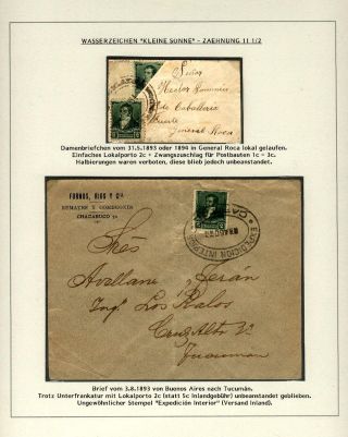 POSTKLASICKÁ VYDÁNÍ ARGENTINY 1867-1890 – list 259