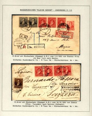 POSTKLASICKÁ VYDÁNÍ ARGENTINY 1867-1890 – list 269