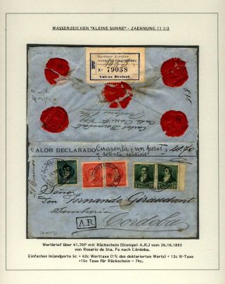 POSTKLASICKÁ VYDÁNÍ ARGENTINY 1867-1890 – list 280