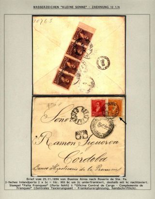 POSTKLASICKÁ VYDÁNÍ ARGENTINY 1867-1890 – list 290