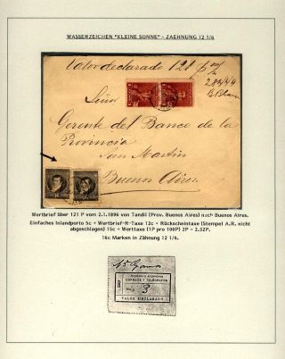 POSTKLASICKÁ VYDÁNÍ ARGENTINY 1867-1890 – list 293