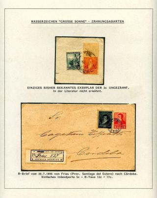 POSTKLASICKÁ VYDÁNÍ ARGENTINY 1867-1890 – list 302