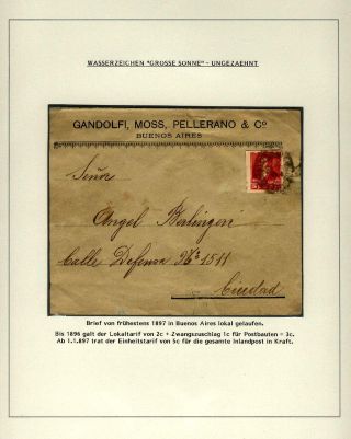 POSTKLASICKÁ VYDÁNÍ ARGENTINY 1867-1890 – list 303