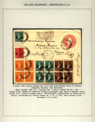 POSTKLASICKÁ VYDÁNÍ ARGENTINY 1867-1890 – list 314