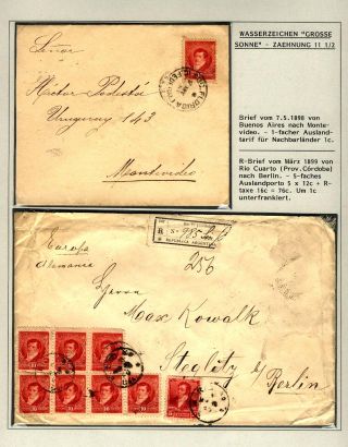 POSTKLASICKÁ VYDÁNÍ ARGENTINY 1867-1890 – list 320