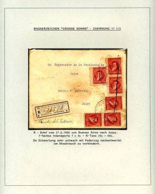 POSTKLASICKÁ VYDÁNÍ ARGENTINY 1867-1890 – list 321