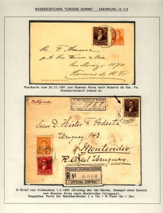 POSTKLASICKÁ VYDÁNÍ ARGENTINY 1867-1890 – list 346
