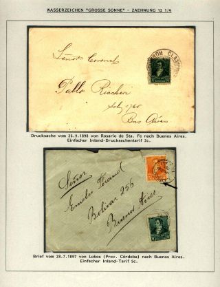 POSTKLASICKÁ VYDÁNÍ ARGENTINY 1867-1890 – list 348