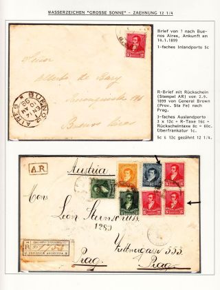 POSTKLASICKÁ VYDÁNÍ ARGENTINY 1867-1890 – list 349