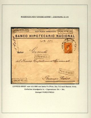 POSTKLASICKÁ VYDÁNÍ ARGENTINY 1867-1890 – list 353