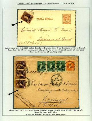 POSTKLASICKÁ VYDÁNÍ ARGENTINY 1867-1890 – list 358