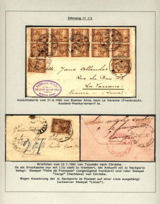 POSTKLASICKÁ VYDÁNÍ ARGENTINY 1867-1890 – list 387