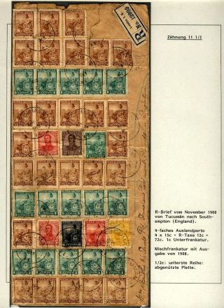 POSTKLASICKÁ VYDÁNÍ ARGENTINY 1867-1890 – list 388