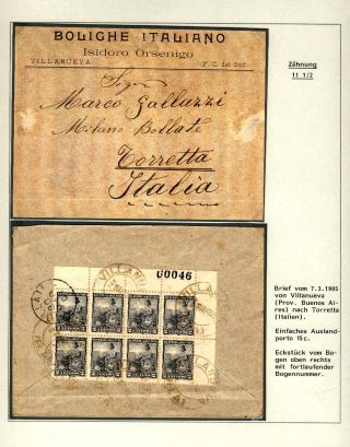 POSTKLASICKÁ VYDÁNÍ ARGENTINY 1867-1890 – list 394