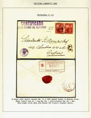 POSTKLASICKÁ VYDÁNÍ ARGENTINY 1867-1890 – list 424
