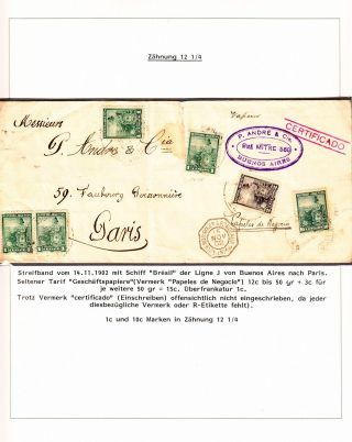 POSTKLASICKÁ VYDÁNÍ ARGENTINY 1867-1890 – list 451