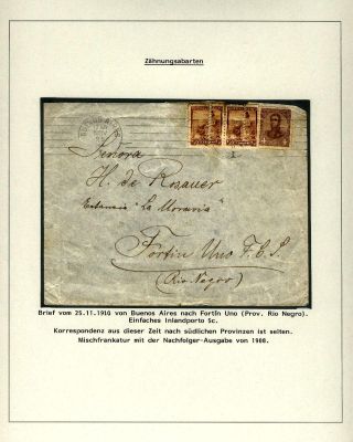 POSTKLASICKÁ VYDÁNÍ ARGENTINY 1867-1890 – list 483