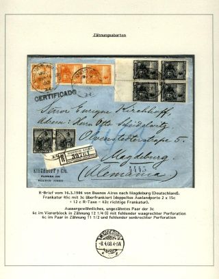 POSTKLASICKÁ VYDÁNÍ ARGENTINY 1867-1890 – list 488