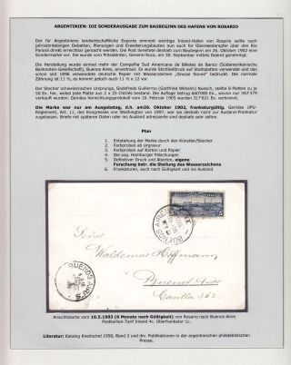 POSTKLASICKÁ VYDÁNÍ ARGENTINY 1867-1890 – list 503