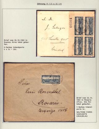 POSTKLASICKÁ VYDÁNÍ ARGENTINY 1867-1890 – list 516