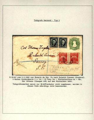 POSTKLASICKÁ VYDÁNÍ ARGENTINY 1867-1890 – list 594