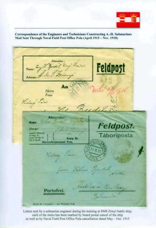CORRESPONDENCE OF ENGINEERS AND TECHNICIANS CONSTRUCTING AUSTRO-HUNGARIAN SUBMARINES DURING WORLD WAR I – sheet 5