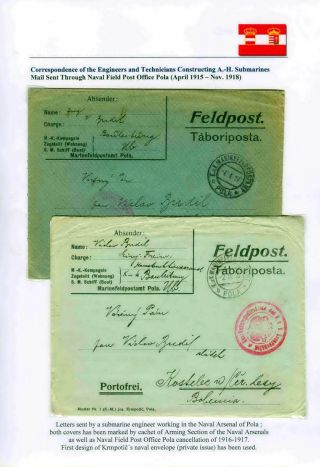 CORRESPONDENCE OF ENGINEERS AND TECHNICIANS CONSTRUCTING AUSTRO-HUNGARIAN SUBMARINES DURING WORLD WAR I – sheet 7