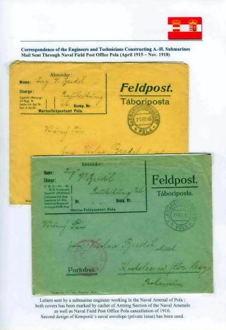 CORRESPONDENCE OF ENGINEERS AND TECHNICIANS CONSTRUCTING AUSTRO-HUNGARIAN SUBMARINES DURING WORLD WAR I – sheet 8