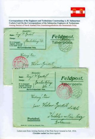 CORRESPONDENCE OF ENGINEERS AND TECHNICIANS CONSTRUCTING AUSTRO-HUNGARIAN SUBMARINES DURING WORLD WAR I – sheet 12